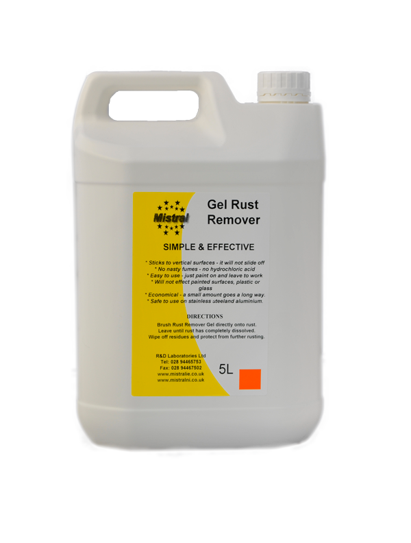 Gel Rust Remover - Thickened Phosphoric Acid Rust Remover - Test