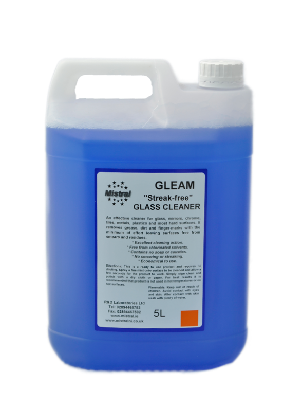 Gleam - Streak free Glass & Mirror Cleaner - Test Store 1