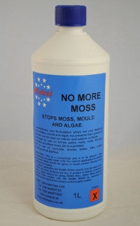 No More Moss - Treatment for tiles, roofs, paths etc to prevent moss & algae